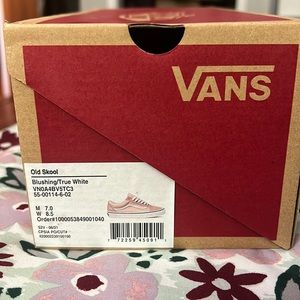 Pink vans women’s 8.5
